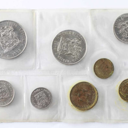 1978 South Africa (UNC) Uncirculated Mint Pack Set  * **Mintage ONLY 20,000**