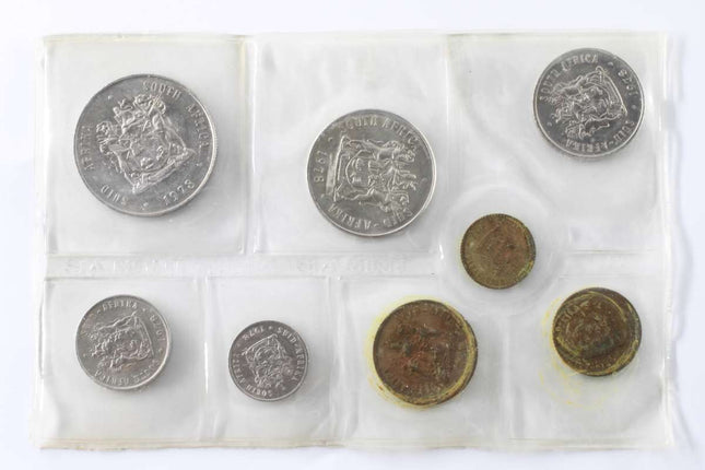 1978 South Africa (UNC) Uncirculated Mint Pack Set  * **Mintage ONLY 20,000**