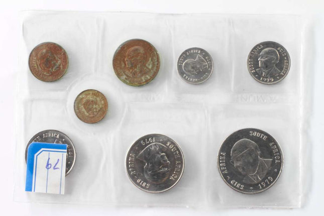 1979 South Africa South Africa (UNC) Uncirculated Mint Pack Set * **Mintage ONLY 20,000**