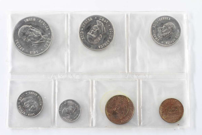 1982 South Africa (UNC) Uncirculated Mint Pack Set * **Mintage ONLY 10,000**