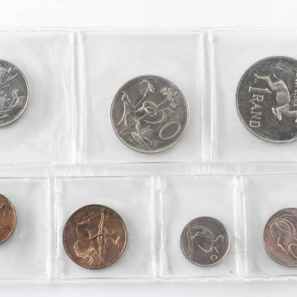 1982 South Africa (UNC) Uncirculated Mint Pack Set * **Mintage ONLY 10,000**
