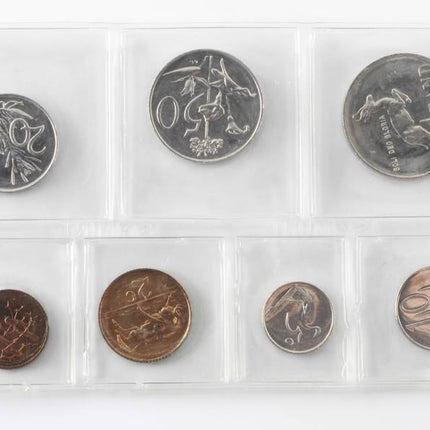1984 South Africa UNC) Uncirculated Mint Pack Set * **Mintage ONLY 13,875**