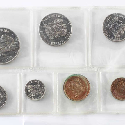 1985 South Africa (UNC) Uncirculated Mint Pack Set * **Mintage ONLY 10,200**