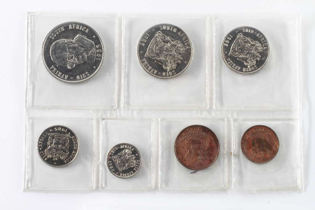 1985 South Africa (UNC) Uncirculated Mint Pack Set  * **Mintage ONLY 10,200**