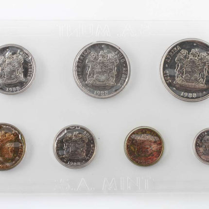 1988 South Africa (UNC) Uncirculated Mint Pack Set * **Mintage ONLY 6,250**