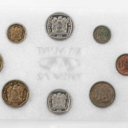 1993 South Africa (UNC) Uncirculated Mint Pack Set * **Mintage ONLY 10,902**