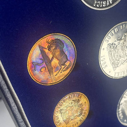 1985 South Africa Proof Coin Set **Mintage ONLY 9859**